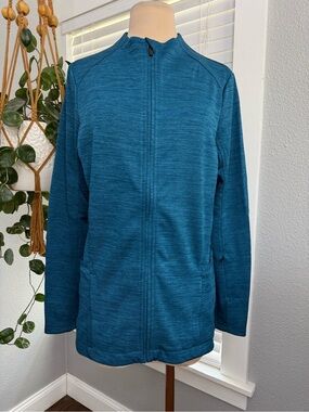 Medelita Ionic Scrub Jacket Size Small NWOT Heathered Teal